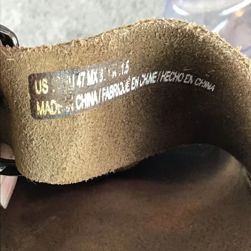 American Eagle Brown Leather Sandals Sz EU47|US‎ 12.5